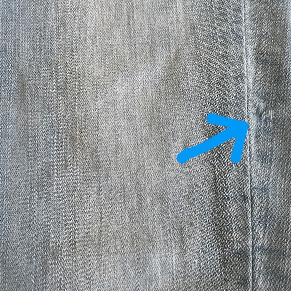 (5)Levi’s 535 Legging Light Blue 5Pocket Zipup Cotton Polyester & Elastane Sz11M - Picture 14 of 14